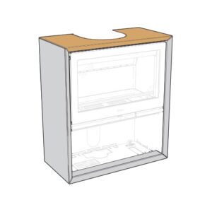 Topplåt C310/330 Svart