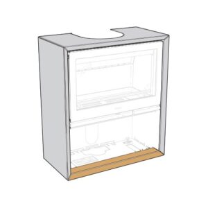 Bottenplåt C310/330 Svart