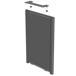 Sida Och Toppram C210 Svart